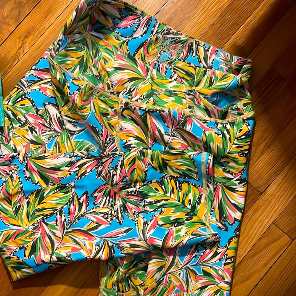 Bright yoga pants- extra thick fabric